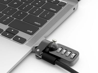 Compulocks MBALDG02KL - Ledge Lock for Macbook Air Retina 13” 2019-2020 - Keyed Cable Lock