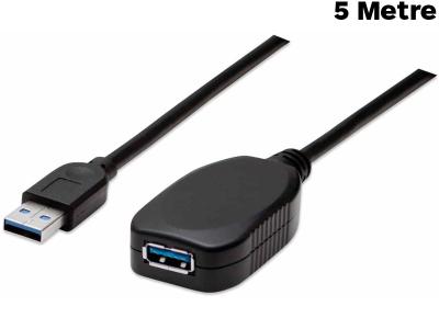 Manhattan 5 Metre USB 3.0 Extension Cable - 150712 
