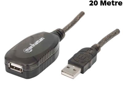Manhattan 20 Metre USB 2.0 Extension Cable - 150958