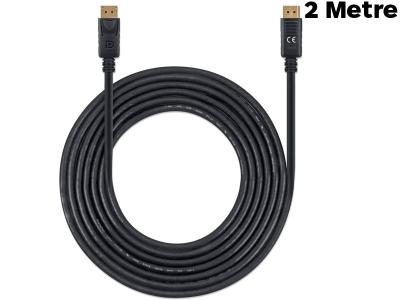 Manhattan 2 Metre DisplayPort 1.4 Cable - 355575 