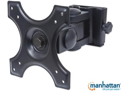 Manhattan 432351 LCD Adjustable Wall Mount - Black - for 13" - 22" Screens up to 12kg