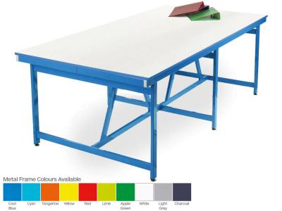 Monarch EF8087 Large Project Table - W: 2420 x D: 1220 x H: 800mm
