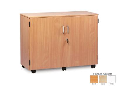 Monarch MEQ750C Mobile Stock Cupboard with 2 Adjustable Shelves and Lockable Doors
