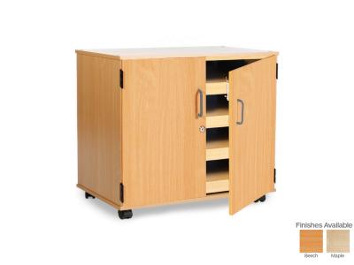 Monarch MEQPSUD Mobile 4 Drawer Paper Storage Unit for A1 Paper with Doors