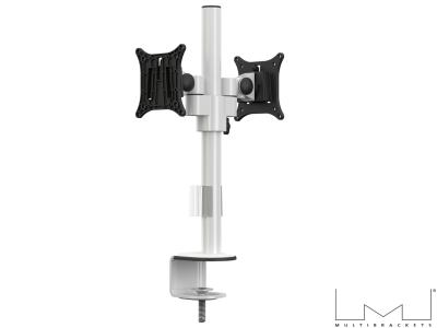 Multibrackets MB5198 Officeline Dual Monitor B2B Desk Mount - White - for 15" - 30" Screens up to 8kg