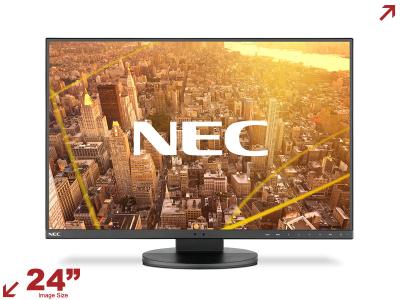 NEC MultiSync® EA245WMi-2 24” 16:10 Monitor with HA Stand