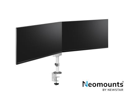 Neomounts by Newstar DS60-425WH2 LCD Desk Arm Pole Mount - White - for 17" - 27" Screens up to 8kg
