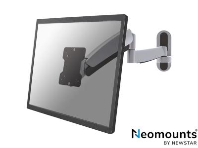 Neomounts by Newstar FPMA-W955 LCD Wall Arm Gas Spring Mount - Silver - for 10" - 30" Screens up to 15kg