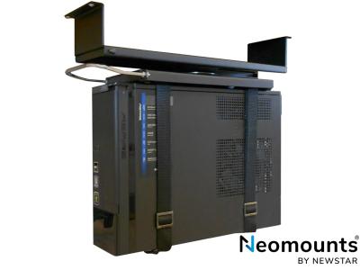 Neomounts by Newstar CPU-D050BLACK Under-Desk CPU Holder - Black - Height: 0-55 cm / Width: 5-24 cm