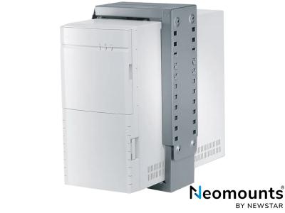 Neomounts by Newstar CPU-D100SILVER Under-Desk CPU Holder - Silver - Height: 30-53 cm / Width: 8-22 cm