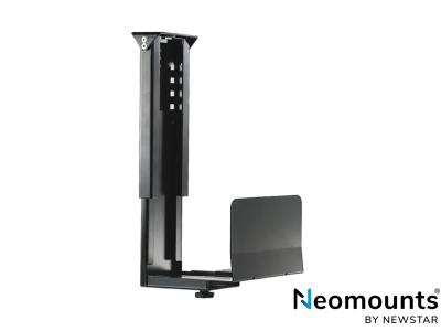 Neomounts by Newstar CPU-D200BLACK Under-Desk CPU Holder - Black - Height: 39-54 cm / Width: 13-23 cm