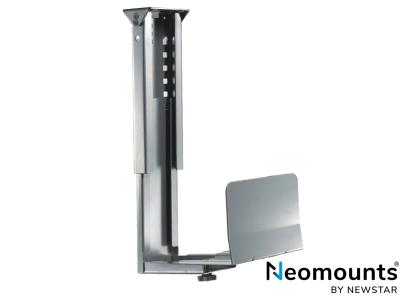 Neomounts by Newstar CPU-D200SILVER Under-Desk CPU Holder - Silver - Height: 39-54 cm / Width: 13-23 cm