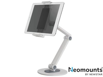 Neomounts by Newstar DS15-550WH1 Universal Long Arm Tablet Desk Stand - White - for 4.7" - 12.9" Tablets up to 1kg