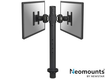 Neomounts by Newstar FPMA-D050DBLACK Back to Back Dual LCD Desk Mount - Black - for 10" - 30" Screens up to 10kg