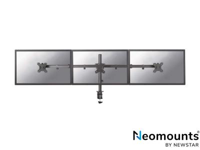 Neomounts by Newstar FPMA-D550D3BLACK Triple LCD Arm Desk Post Mount - Black - for 10" - 27" Screens up to 7kg