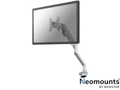 Neomounts by Newstar FPMA-D750SILVER LCD Desk Arm Gas Spring Mount - Silver - for 10" - 32" Screens up to 8kg