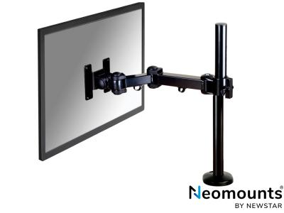 Neomounts by Newstar FPMA-D960G LCD Desk Arm Pole Grommet Mount - Black - for 10" - 30" Screens up to 12kg