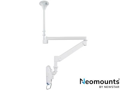 Neomounts by Newstar FPMA-HAC100 Medical Monitor Gas Spring Ceiling Mount - White - for 10" - 24" Screens up to 6kg