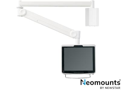 Neomounts by Newstar FPMA-HAW100HC Medical Monitor Gas Spring Wall Mount - White - for 10" - 30" Screens up to 12kg