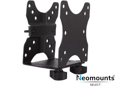 Neomounts by Newstar Select NM-TC100BLACK Thin Client Holder - Black - Attaches Between Monitor and VESA Mount