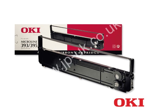 Genuine OKI 09002311 Black Ribbon Cartridge to fit Microline ML395B Inkjet Printer