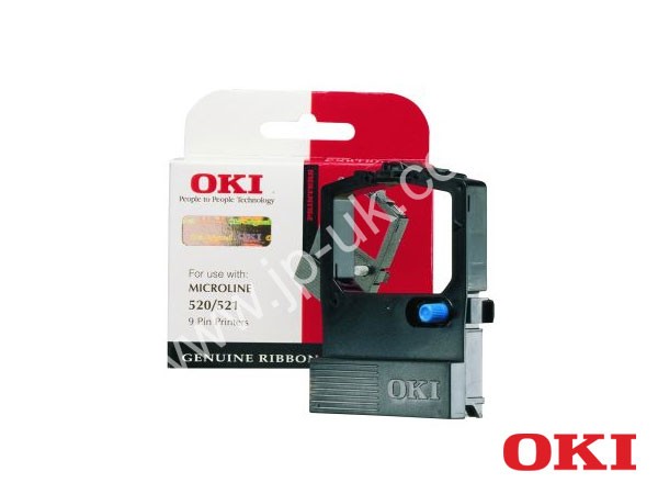 Genuine OKI 09002315 Black Ink Ribbon to fit Microline ML521 Inkjet Printer