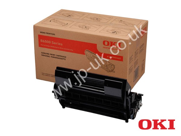 Genuine OKI 09004462 High Capacity Black Toner Cartridge to fit B6500DN Mono Laser Printer