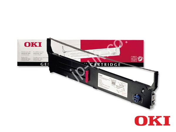 Genuine OKI 40629303 Black Nylon Ink Ribbon to fit Microline ML4410 Inkjet Printer