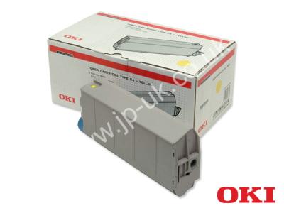 Genuine OKI 41963005 Yellow Toner Cartridge Type C4 to fit OKI Colour Laser Printer
