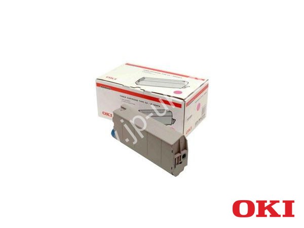 Genuine OKI 41963006 Magenta Toner Cartridge Type C4 to fit Toner Cartridges Colour Laser Printer