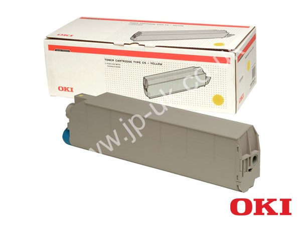 Genuine OKI 41963605 Yellow Toner Cartridge Type C5 to fit C9300 Colour Laser Printer