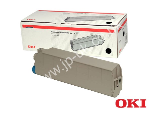 Genuine OKI 41963608 Black Toner Cartridge Type C5 to fit C9300 Colour Laser Printer