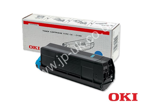 Genuine OKI 42127407 Hi-Cap Cyan Toner Cartridge Type C6 to fit Colour Laser Colour Laser Printer