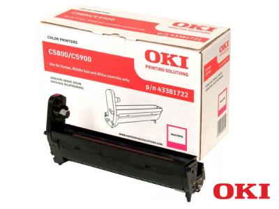 Genuine OKI 43381722 Magenta Image Drum to fit OKI Colour Laser Printer
