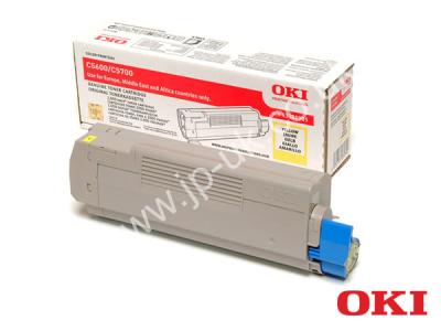 Genuine OKI 43381905 Yellow Toner Cartridge to fit OKI Colour Laser Printer