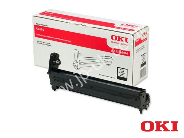 Genuine OKI 43449016 Black Image Drum to fit Colour Laser Colour Laser Printer