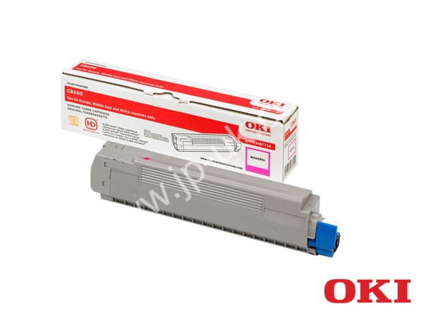 Genuine OKI 43487710 Magenta Toner Cartridge to fit C8800 Colour Laser Printer