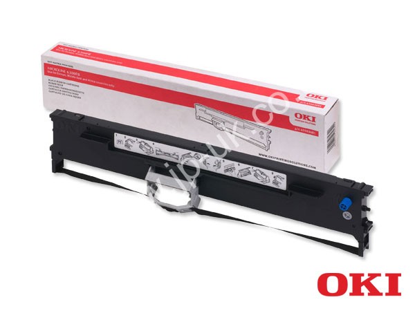 Genuine OKI 43503601 Black Ink Ribbon to fit Microline ML6300 Flatbed Inkjet Printer