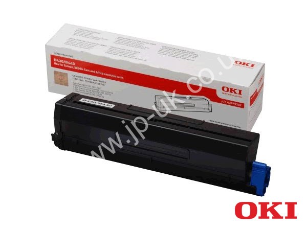 Genuine OKI 43979202 Hi-Cap Black Toner Cartridge to fit B430 Mono Laser Printer