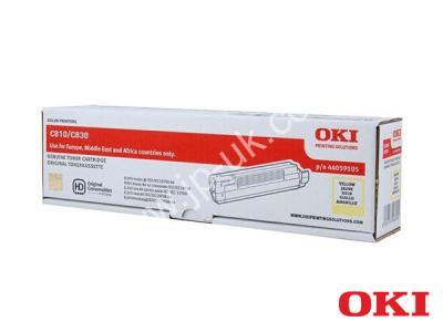 Genuine OKI 44059105 Yellow Toner Cartridge to fit OKI Colour Laser Printer