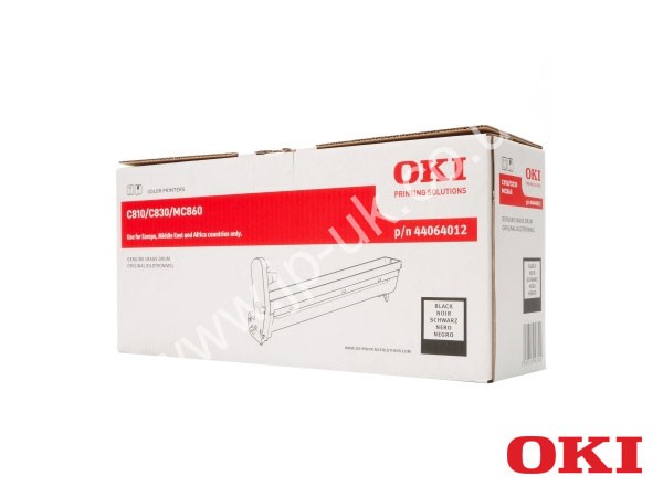 Genuine OKI 44064012 Black Image Drum to fit C821N Colour Laser Printer