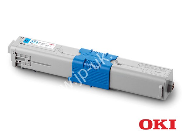 Genuine OKI 44469706 Cyan Toner Cartridge to fit MC562DN Colour Laser Printer