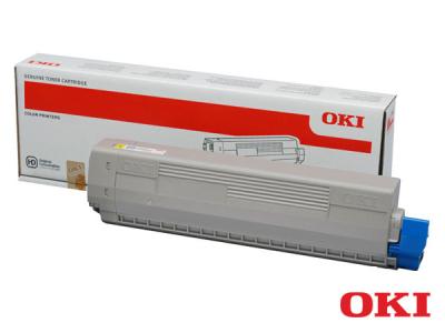 Genuine OKI 44643001 Yellow Toner Cartridge to fit OKI Colour Laser Printer