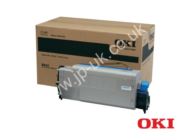 Genuine OKI 44661802  Black Toner Cartridge to fit B840DTN Mono Laser Printer