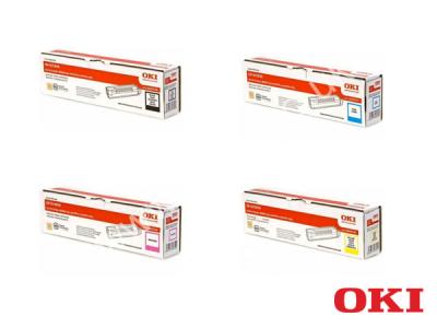 Genuine OKI C810 CMYK Toner Value Multipack to fit OKI Colour Laser Printer