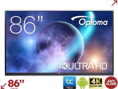 Optoma 5862RK+ 86” 4K Creative Touch 5 Business Interactive Display with Android