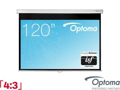 Optoma Manual 4:3 Ratio 234 x 175.5cm Manual Pull Down Projector Screen - DS-3120PMG+ - Speed Control Mechanism