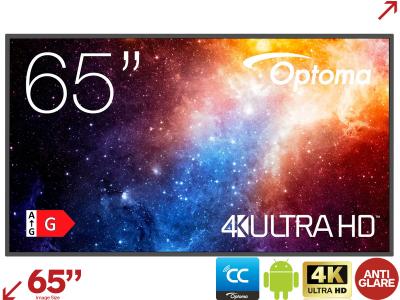 Optoma N3651K 65” 4K UHD N-Series Professional Display with Android
