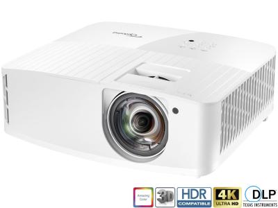 Optoma UHD35STx Projector - 3600 Lumens, 16:9 4K UHD HDR, 0.5:1 Throw Ratio - Short Throw with 1080p 240Hz Support