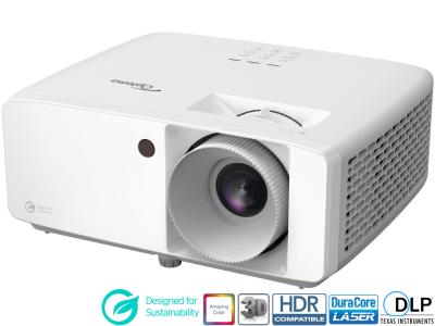 Optoma ZH420 Projector - 4300 Lumens, 16:9 Full HD 1080p, 1.12-1.47:1 Throw Ratio - Laser Lamp-Free Eco-Friendly Ultra-Compact